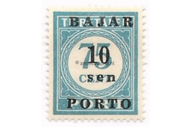 Indonesië Zonnebloem 3 Postfris (10 sen op 75 c) Postzegels van Nederlands Indië van de uitgifte van 14 augustus 1946 (Australische porten) overdrukt in zwart 1950
