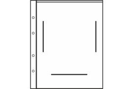 Hartberger Combi-1E (Eerste Dag Bladen) Bladen = Lindner MU 1340 (per 10 stuks)