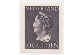 Nederland NVPH 349 Ongebruikt (10 Gulden) Koningin Wilhelmina (Konijnenburg) 1940-1947