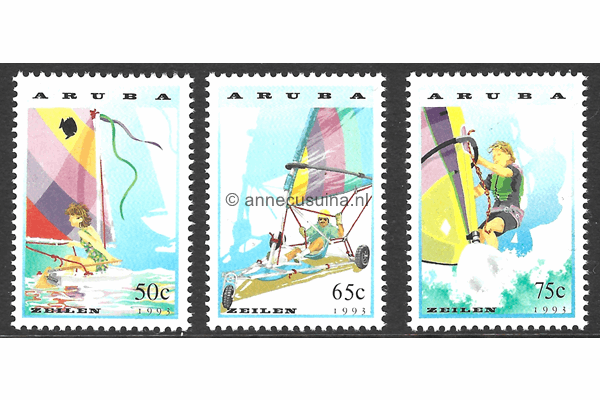 Aruba NVPH 125-127 Postfris Zeilen 1993