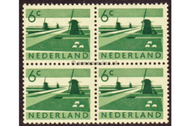 Nederland NVPH 793 Postfris (6 cent) (Blokje van vier) Landschapszegels 1962-1963