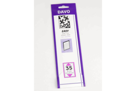 Hagelnieuw & Afgeprijsd! DAVO Easy stroken zwart Z35 (215 x 39) 18 stuks