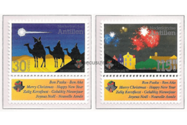 Nederlandse Antillen NVPH 1111-1112 Postfris Decemberzegels 1995