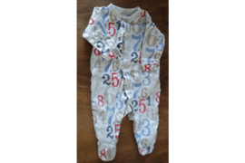 Pyjama wit met print