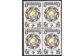 Nederland NVPH 1096 Postfris (55+25 cent) (Blokje van vier) Gecombineerde uitgifte 1976