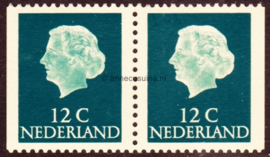 Nederland NVPH C44 Postfris links en rechts ongetand (12+12)