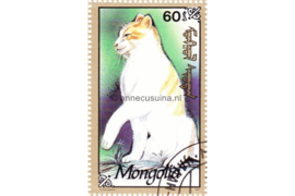 Mongolië Michel 2332 Gestempeld Katten 1991