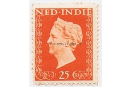 Nederlands Indië NVPH 346 Postfris (25 gulden) Koningin Wilhelmina (Hartz) 1948