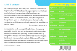 Nederland NVPH M287 (PZM287) Postfris Postzegelmapje Blok Kinderzegels; Kind en Cultuur 2003