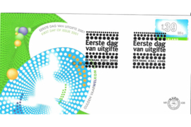 Nederland NVPH E438 Onbeschreven 1e Dag-enveloppe Tien voor uw post  2001