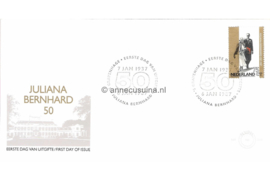 Nederland NVPH E241 Onbeschreven 1e Dag-enveloppe Jubileumzegel 50 jaar Huwelijk 1987