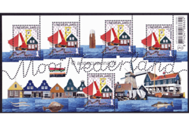 Nederland NVPH 3386 Postfris Blok Mooi Nederland (71) Vissersplaatsen: Volendam 2016