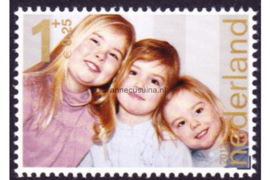 Nederland NVPH 3001d Postfris (Zonder velrand) (1+0,25) (Zegels uit blok) Kinderzegels, Amalia, Alexia, Ariane 2012