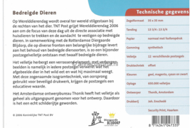 Nederland NVPH M339a+b (PZM339a+b) Postfris Postzegelmapje Bedreigde dieren 2006