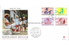 Nederlandse Antillen (Palmboom) NVPH E57 (E57P) Onbeschreven Kinderpostzegels, Muziek 1969