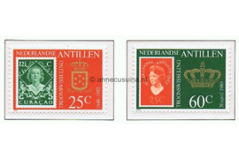 Nederlandse Antillen NVPH 654-655 Postfris Troonswisseling 1980