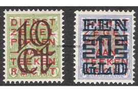 Nederland NVPH 132-133 Ongebruikt Opruimingsuitgifte 1923