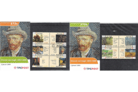 Nederland NVPH M272a+b (PZM272a+b) Postfris Postzegelmapje Vincent van Gogh (II) 2003