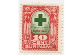 Suriname NVPH 129 Postfris (10+3 cent) Groene-Kruiszegels 1927