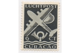 Curaçao NVPH LP69 Postfris (6 cent) Vliegtuig 1947