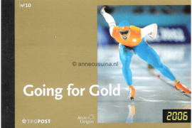 Nederland NVPH PR10 Postfris Prestigeboekje Olympische Spelen Going for Gold 2006