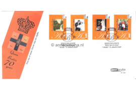 Aruba NVPH E135 Onbeschreven 1e Dag-enveloppe 70e verjaardag van koningin Beatrix 2008