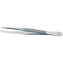 Hagelnieuw & Afgeprijsd! Lindner Pincet vernikkeld 12cm met afgeronde punt in etui (Lindner 2080)