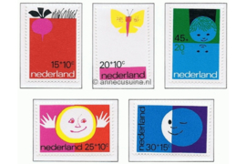 Nederland NVPH 996-1000 Postfris Kinderzegels 1971