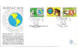 Nederlandse Antillen (Postdienst) NVPH E120 (E120PO) Onbeschreven 1e Dag-enveloppe P.A.H.O. 1979