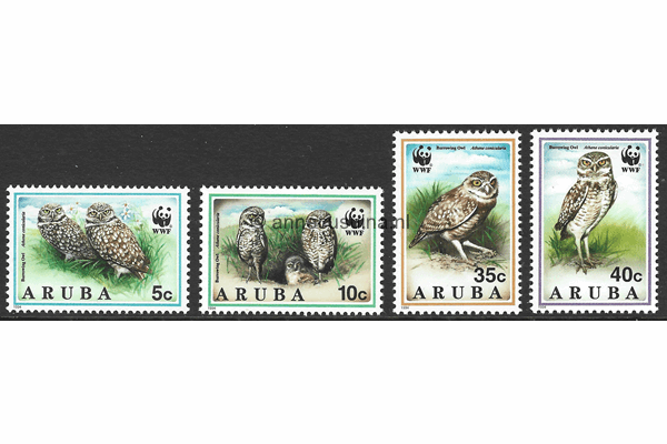 Aruba NVPH 134-137 Postfris W.N.F. Arubaanse uil 1994