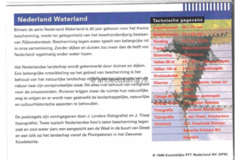 Nederland NVPH M190 (PZM190) Postfris Postzegelmapje Nederland Waterland 1998