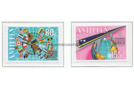 Nederlandse Antillen NVPH 897-898 Postfris Conferentie grote steden in Amerika 1988