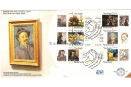 Nederland NVPH E477 Onbeschreven 1e Dag-enveloppe Vincent van Gogh op 2 enveloppen 2003