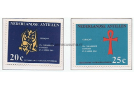 Nederlandse Antillen NVPH 334-335 Postfris Geestelijke Volksgezondheid 1963