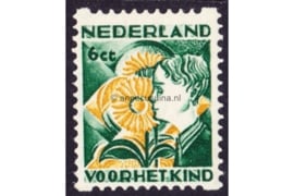 Nederland NVPH R96 Gestempeld (6 +4 cent) Tweezijdige roltanding Kinderzegels 1932