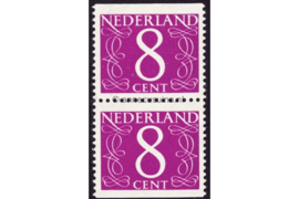 Nederland NVPH C25 Postfris boven en onder ongetand (8+8)