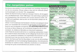 Nederland NVPH M206 (PZM206) Postfris Postzegelmapje Vier Jaargetijden (uit PB53 a t/m d) 1999