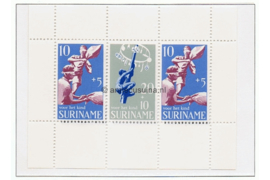 Suriname NVPH 527 Postfris Blok Kinderzegels 1969