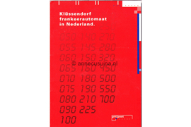 IN ORIGINEEL PTT POST MAPJE! Nederland NVPH AU1-AU30 Postfris Voordrukzegel voor Klüssendorf-automaat 1989-1993