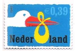 Nederland NVPH 2047a Gestempeld/Gelopen (0,39 euro) Geboortezegel 2002