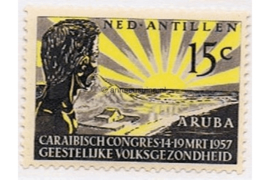Nederlandse Antillen NVPH 261 Gestempeld Geestelijke Volksgezondheid 1957