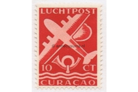 Curaçao NVPH LP70 Ongebruikt (10 cent) Vliegtuig 1947