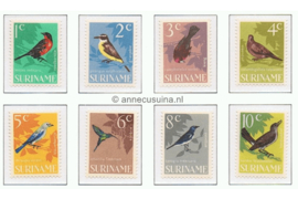 Suriname NVPH 439-446 Postfris Vogels