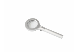 Hagelnieuw & Afgeprijsd! Lindner Aluminium loep met LED verlichting 2,5x in etui zonder batterijen (Lindner 7151)
