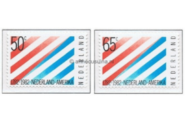 Nederland NVPH 1266-1267 Postfris 200 jaar betrekkingen Nederland-U.S.A. 1982