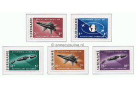 Suriname NVPH 405-409 Postfris Stichting Lucht- en Ruimtevaart
