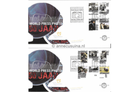 Nederland NVPH E519 Onbeschreven 1e Dag-enveloppe 50 jaar World Press Photo op 2 enveloppen 2005