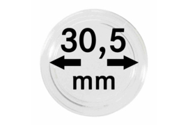 Hagelnieuw & Afgeprijsd! Lindner Muntcapsules 30,5 mm per 10 Stuks (Lindner 2250305P)