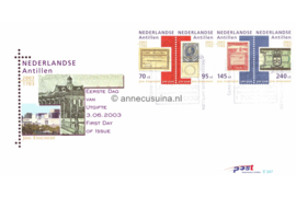 Nederlandse Antillen NVPH E347 Onbeschreven 1e Dag-enveloppe 300 jaar Johan Enschedé 2003