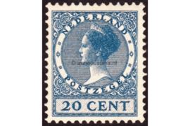 Nederland NVPH 156 Ongebruikt (20 cent) Koningin Wilhelmina Veth Zonder watermerk 1924-1926